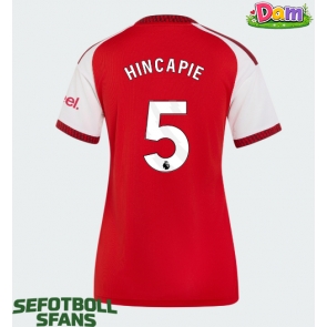 Arsenal Piero Hincapie #5 Hemmatröja Kvinnor 2026-27 Kortärmad